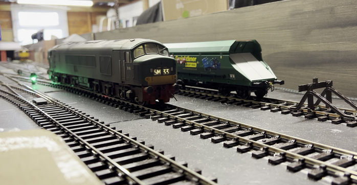 Peak testing the track work